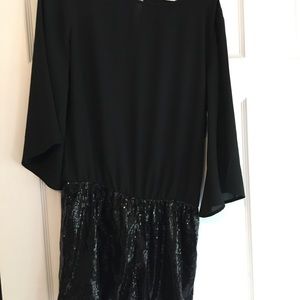 Black Sequin Romper Size Small One❤️Clothing